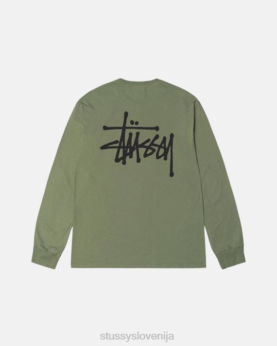 STUSSY 8XB064 artičoke majice uniseks osnovni pigment barvana majica