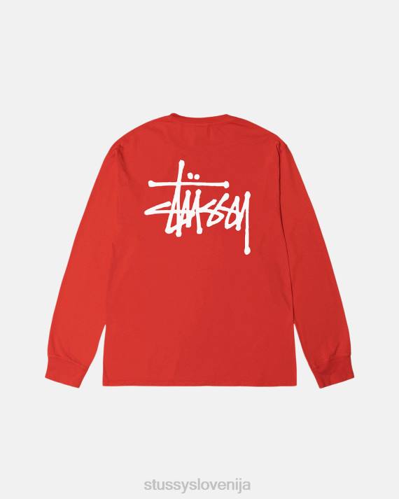 STUSSY 8XB065 paradižnik majice uniseks osnovni pigment barvana majica