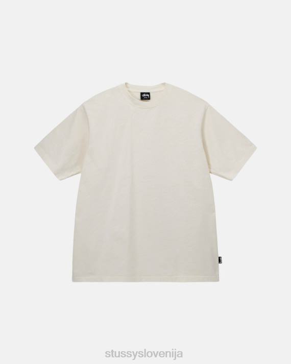 STUSSY 8XB068 naravno majice uniseks težka pigmentno obarvana ekipa