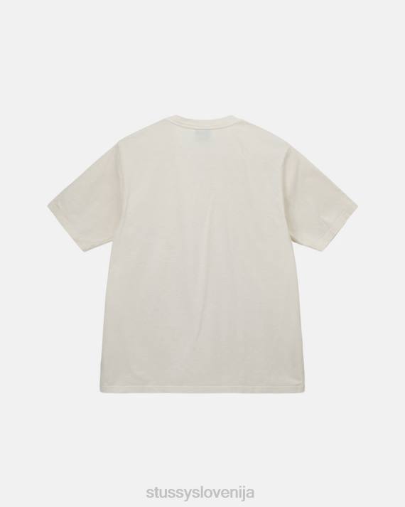 STUSSY 8XB068 naravno majice uniseks težka pigmentno obarvana ekipa