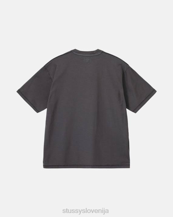 STUSSY 8XB077 zbledela črna majice uniseks lazy tee