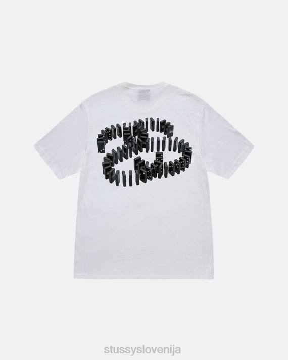 STUSSY 8XB07 bela majice uniseks domine majica