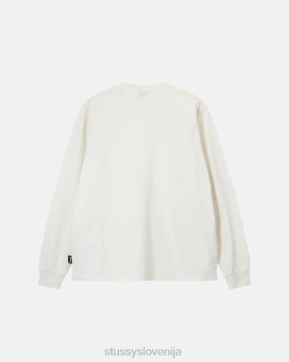 STUSSY 8XB082 naravno majice uniseks težka pigmentno barvana ekipa