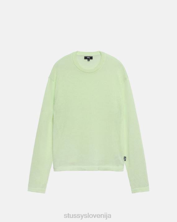 STUSSY 8XB0248 zelena pletenine uniseks svetlo občutljiv pulover