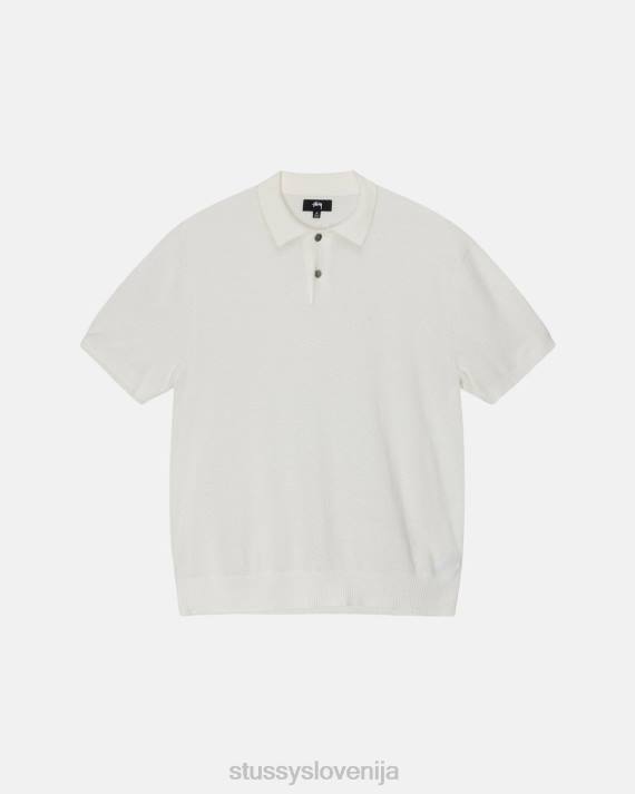 STUSSY 8XB0249 kost pletenine uniseks teksturiran ss polo pulover