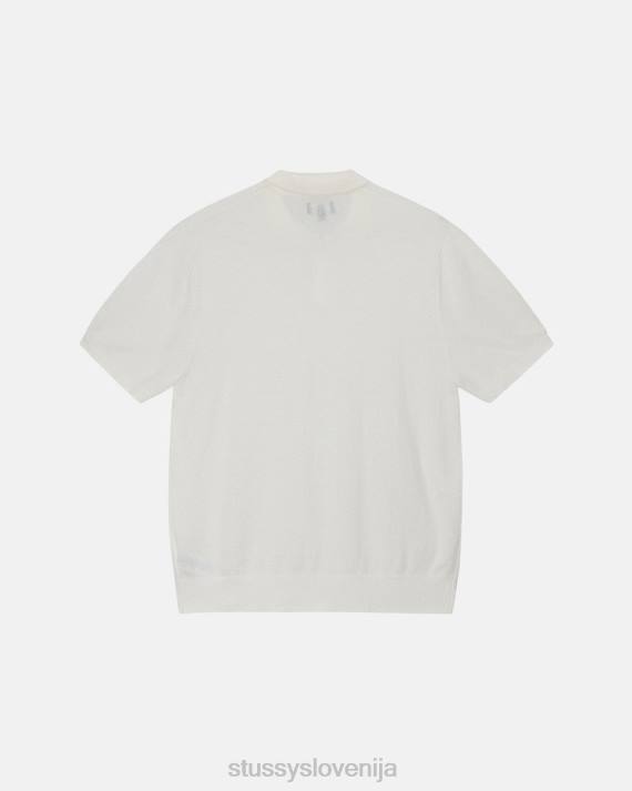 STUSSY 8XB0249 kost pletenine uniseks teksturiran ss polo pulover