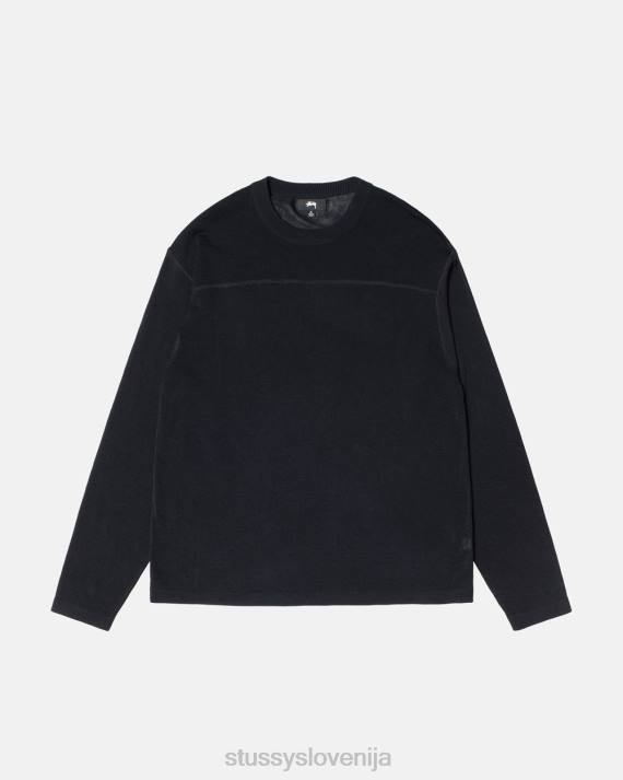 STUSSY 8XB0251 Črna pletenine uniseks lahka nogometna ekipa