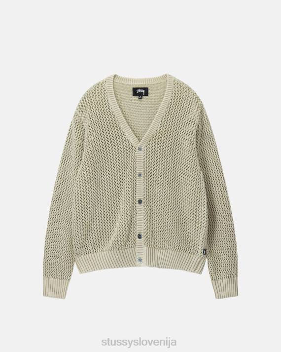 STUSSY 8XB0257 naravno pletenine uniseks jopica ohlapnega kroja