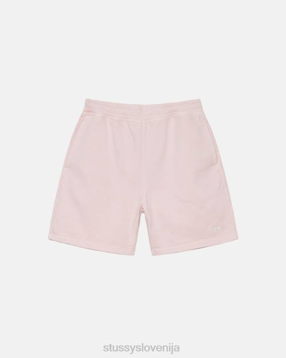 STUSSY 8XB0129 lt. roza potenje uniseks prebarvan logotip zaloge, kratek