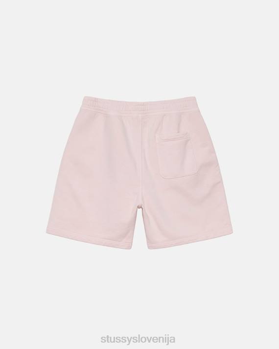 STUSSY 8XB0129 lt. roza potenje uniseks prebarvan logotip zaloge, kratek