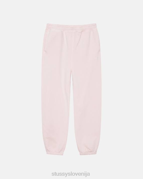 STUSSY 8XB0130 lt. roza potenje uniseks trenirka z logotipom prebarvane zaloge