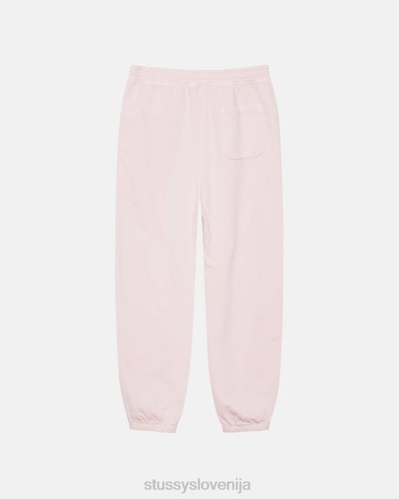 STUSSY 8XB0130 lt. roza potenje uniseks trenirka z logotipom prebarvane zaloge