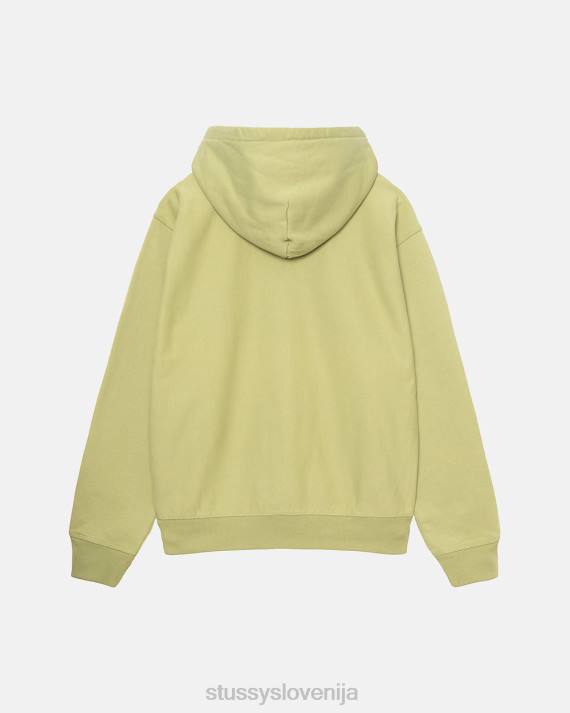 STUSSY 8XB0131 bledo zelena potenje uniseks pulover s kapuco z logotipom na zalogi