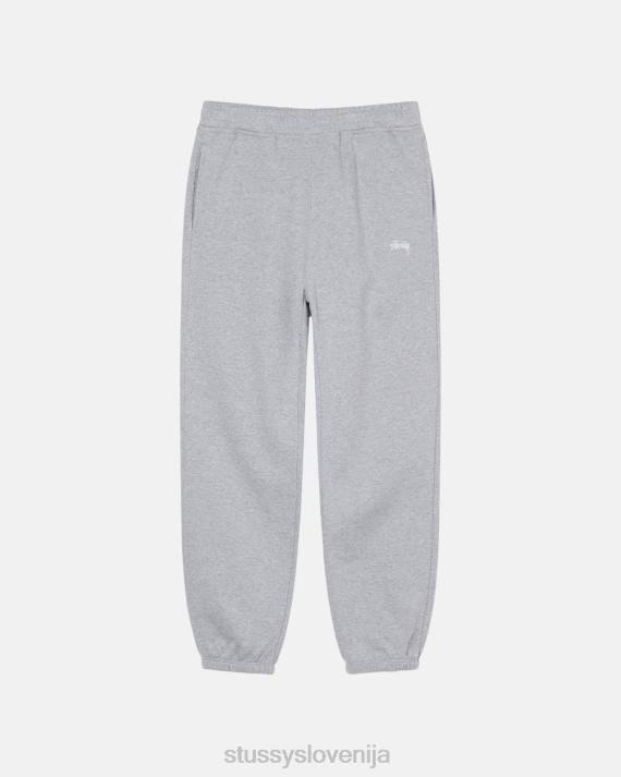 STUSSY 8XB0141 sivo vresje potenje uniseks trenirka z logotipom zaloge