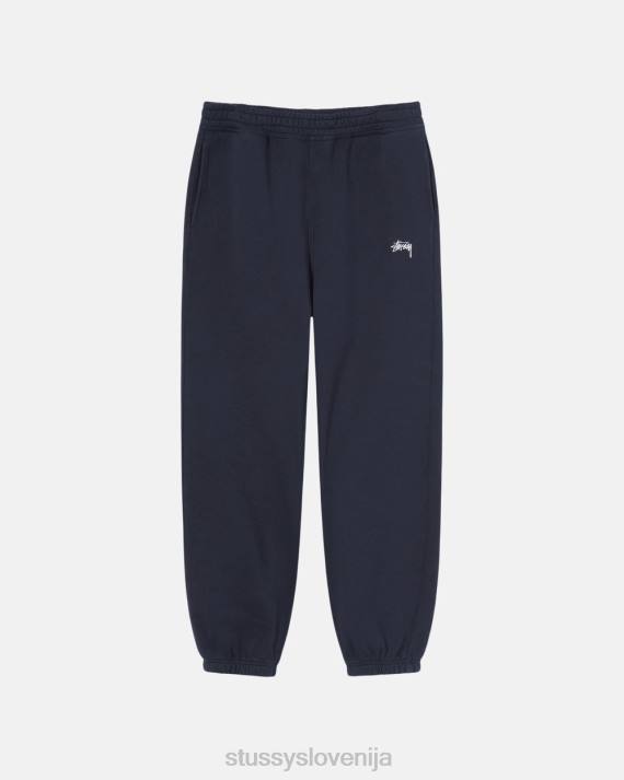 STUSSY 8XB0146 mornarica potenje uniseks trenirka z logotipom prebarvane zaloge