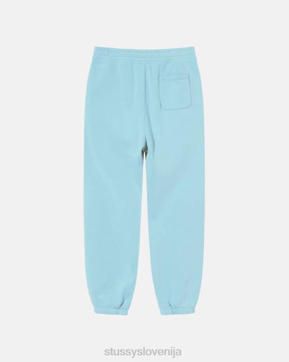 STUSSY 8XB0149 modra potenje uniseks trenirka z logotipom prebarvane zaloge