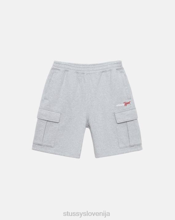 STUSSY 8XB0164 sivo vresje potenje uniseks športni tovorni flis kratki