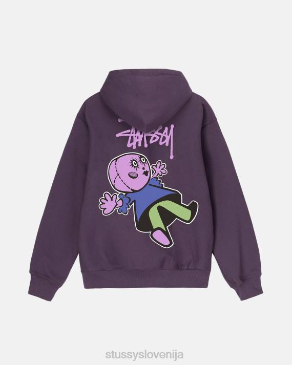 STUSSY 8XB0171 grozdje potenje uniseks pulover s kapuco z zadrgo