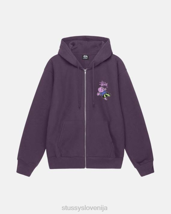 STUSSY 8XB0171 grozdje potenje uniseks pulover s kapuco z zadrgo