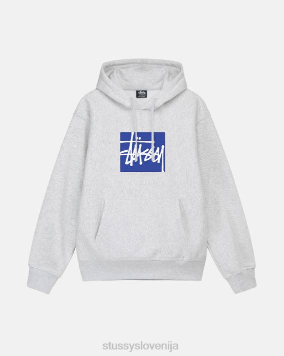 STUSSY 8XB0181 pepelna vresa potenje uniseks pulover s kapuco iz zaloge
