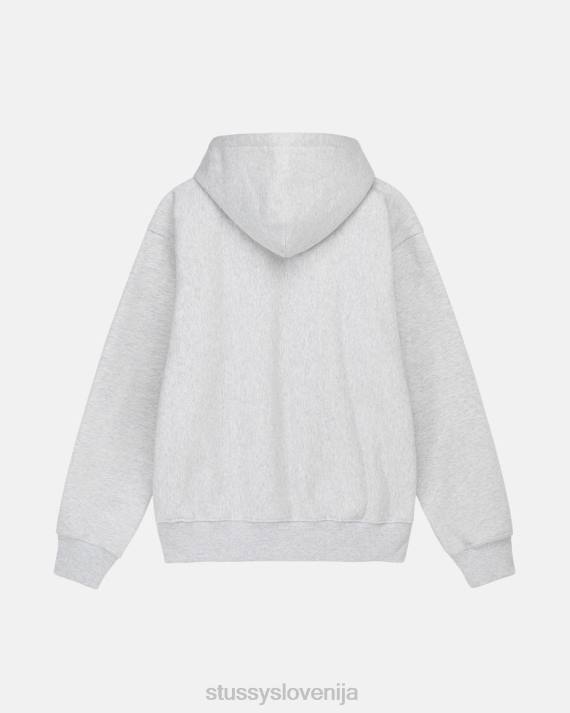 STUSSY 8XB0181 pepelna vresa potenje uniseks pulover s kapuco iz zaloge