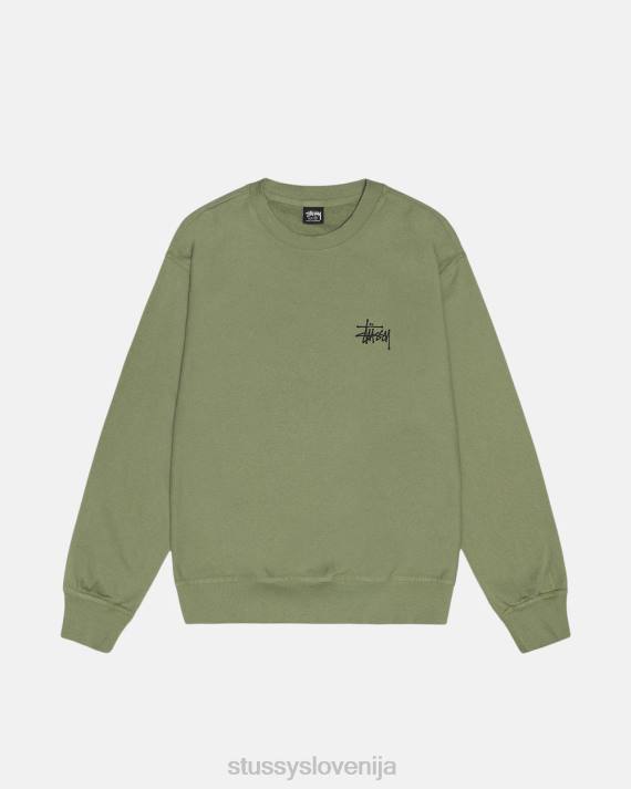 STUSSY 8XB0186 artičoke potenje uniseks posadka z osnovnim pigmentom