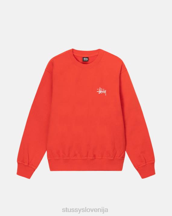 STUSSY 8XB0187 paradižnik potenje uniseks posadka z osnovnim pigmentom