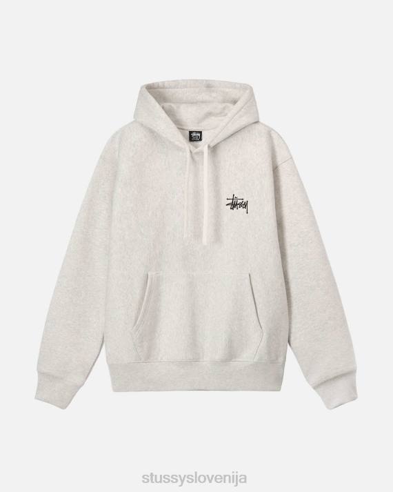 STUSSY 8XB0198 pepelna vresa potenje uniseks osnovni pulover s kapuco