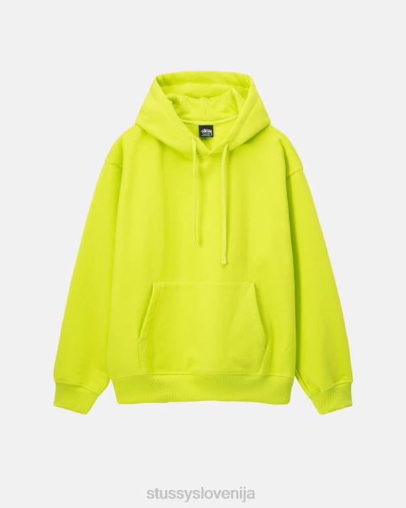 STUSSY 8XB0209 ključno apno potenje uniseks pulover s kapuco z našitki na hrbtu