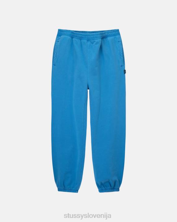 STUSSY 8XB0221 modra potenje uniseks pigmentno obarvane hlače iz flisa