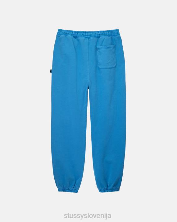 STUSSY 8XB0221 modra potenje uniseks pigmentno obarvane hlače iz flisa