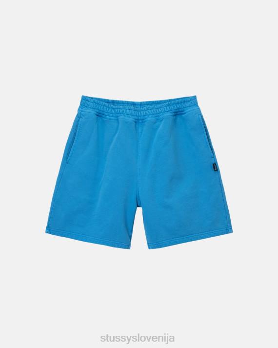 STUSSY 8XB0222 modra potenje uniseks pigmentno obarvan flis kratek