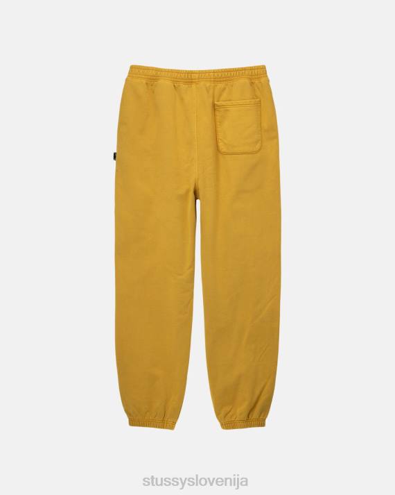 STUSSY 8XB0227 zlato potenje uniseks pigmentno obarvane hlače iz flisa