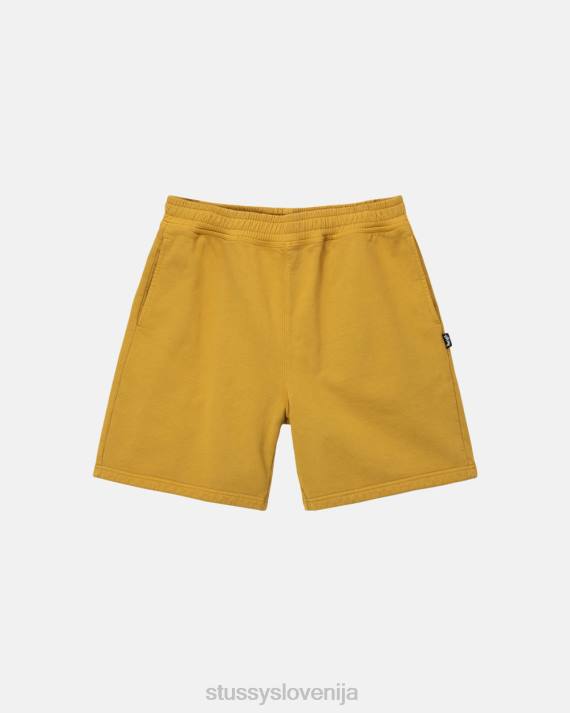 STUSSY 8XB0228 zlato potenje uniseks pigmentno obarvan flis kratek