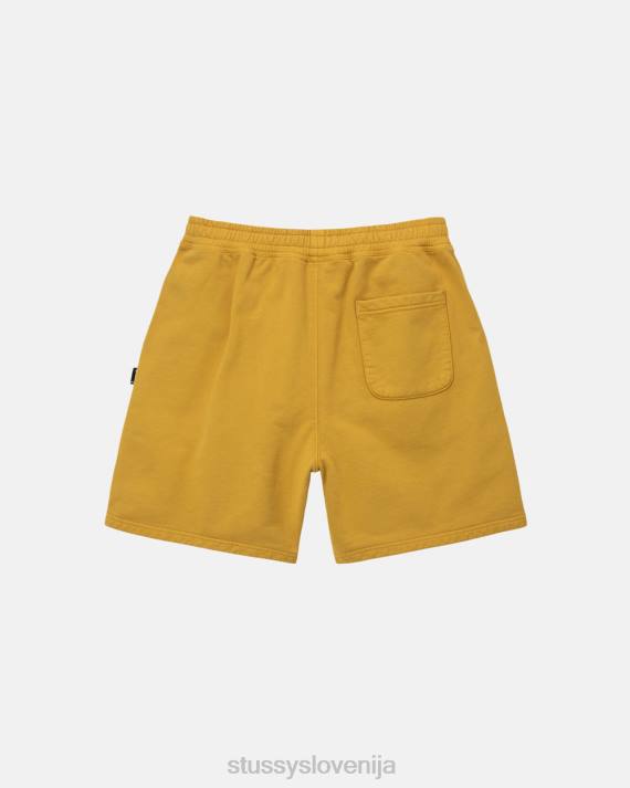 STUSSY 8XB0228 zlato potenje uniseks pigmentno obarvan flis kratek