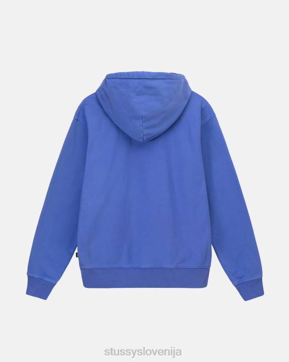 STUSSY 8XB0231 ultramarin potenje uniseks pigmentno obarvan pulover s kapuco