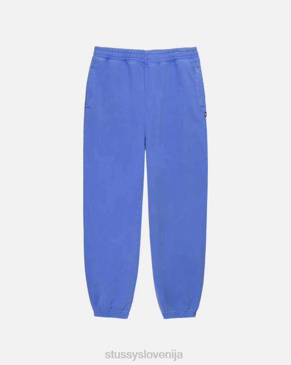 STUSSY 8XB0232 ultramarin potenje uniseks pigmentno obarvane hlače iz flisa