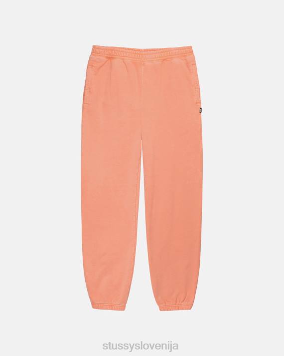 STUSSY 8XB0234 koral potenje uniseks pigmentno obarvane hlače iz flisa