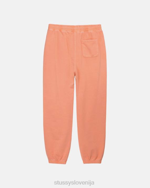 STUSSY 8XB0234 koral potenje uniseks pigmentno obarvane hlače iz flisa