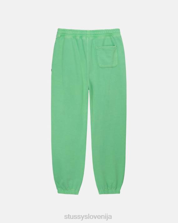 STUSSY 8XB0236 zelena potenje uniseks pigmentno obarvane hlače iz flisa
