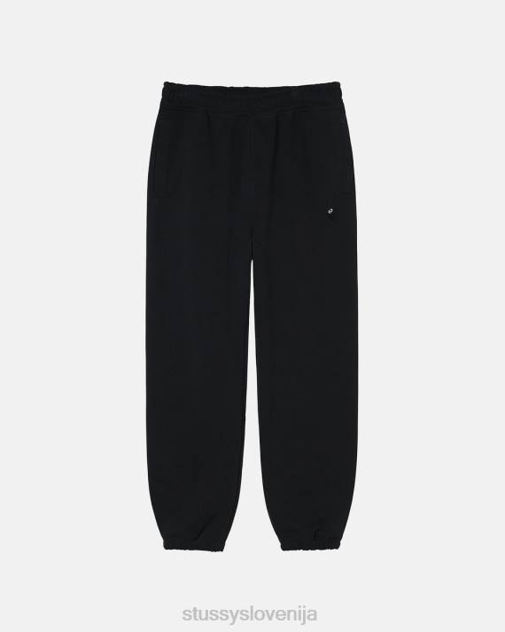 STUSSY 8XB0239 Črna potenje uniseks Vezene hlače z 8 kroglicami