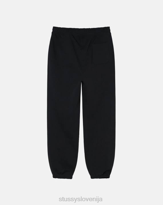 STUSSY 8XB0239 Črna potenje uniseks Vezene hlače z 8 kroglicami