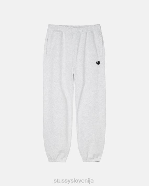 STUSSY 8XB0240 pepelna vresa potenje uniseks Vezene hlače z 8 kroglicami
