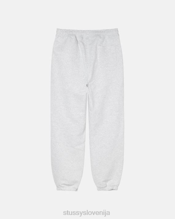 STUSSY 8XB0240 pepelna vresa potenje uniseks Vezene hlače z 8 kroglicami