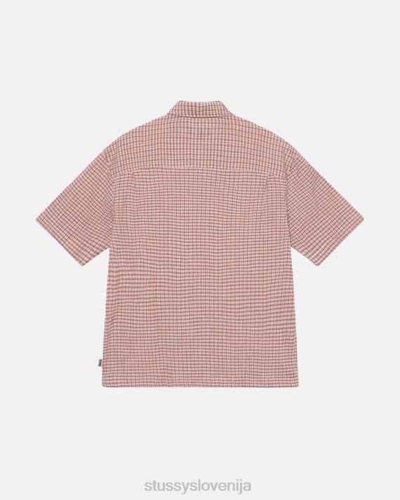 STUSSY 8XB0515 prašna vrtnica top & srajce uniseks nagubana majica s gingham