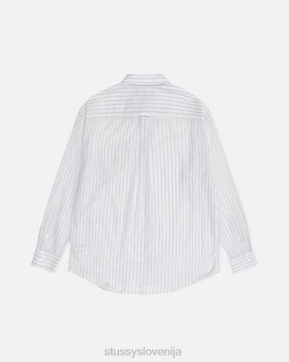 STUSSY 8XB0517 bela top & srajce uniseks lahka klasična srajca