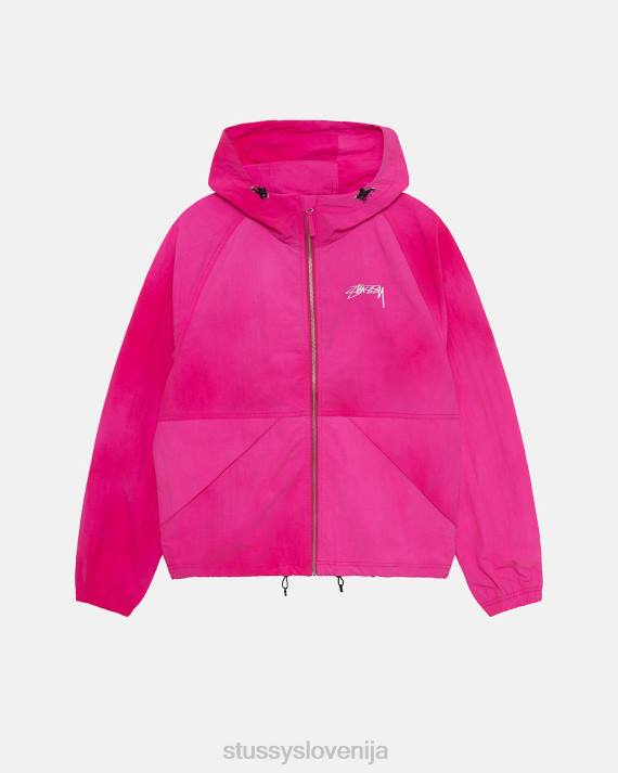 STUSSY 8XB0364 fuksija vrhnja oblačila uniseks plažna školjka za barvanje valov