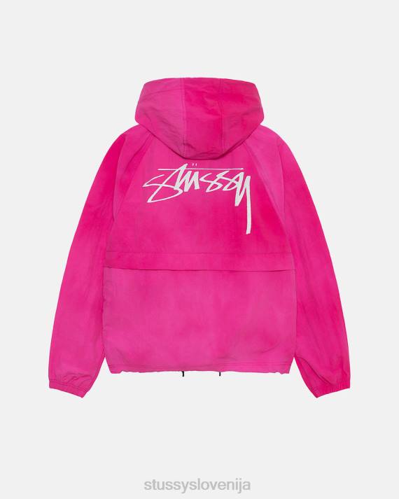 STUSSY 8XB0364 fuksija vrhnja oblačila uniseks plažna školjka za barvanje valov